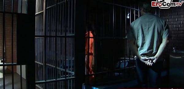 trendshardcore anal in prison with brunette babe threesome